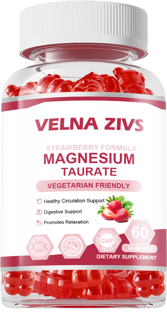Magnesium Taurate Gummies 1800mg, 60 Ct