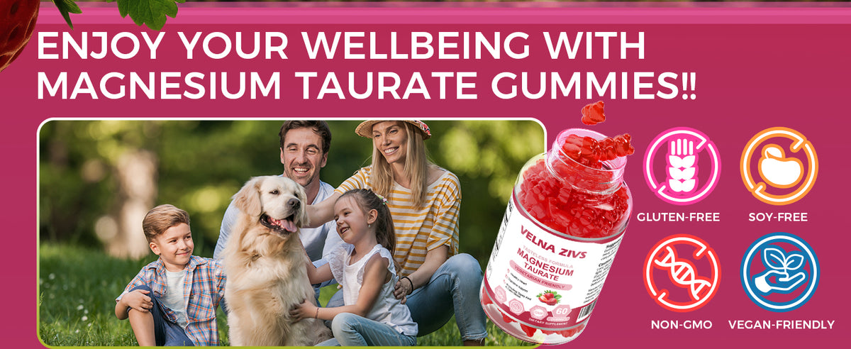 Magnesium Taurate Gummies Supports Muscle & Nerve 60 Count - Product scene 6