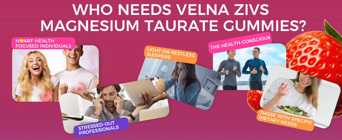 Magnesium Taurate Gummies Supports Muscle & Nerve 60 Count - Product scene 7